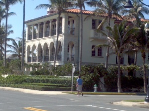 Alex Garfield's future home in Palm Beach.